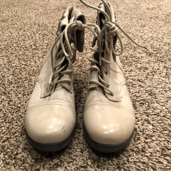 Pink & Pepper studded combat boots - Picture 3 of 10